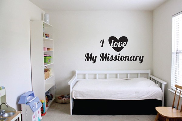 I Love My Missionary Vinyl Decal