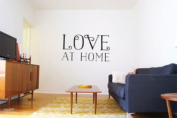 Love At Home Vinyl Decal