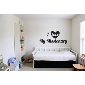 I Love My Missionary Vinyl Decal